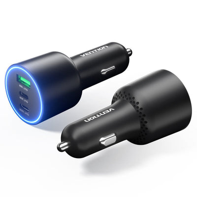 Vention Car Charger FFQB0 2x USB- Type-c 1x USB 100W — image 1