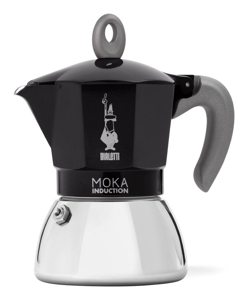 Bialetti Coffee Machine Italiana New Moka Induction 6 Tz Black