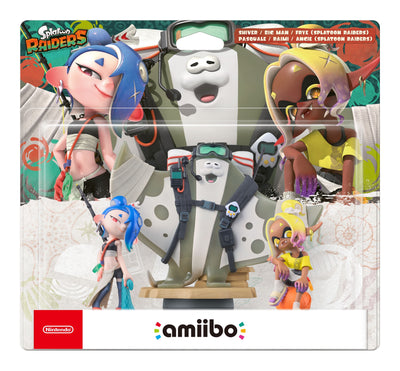 Nintendo Pack Triple Figuras Amiibo Splottoon Raiders: Mako, Muri And Mantaro (splottoon Raiders) Figure Set 1 — image 1