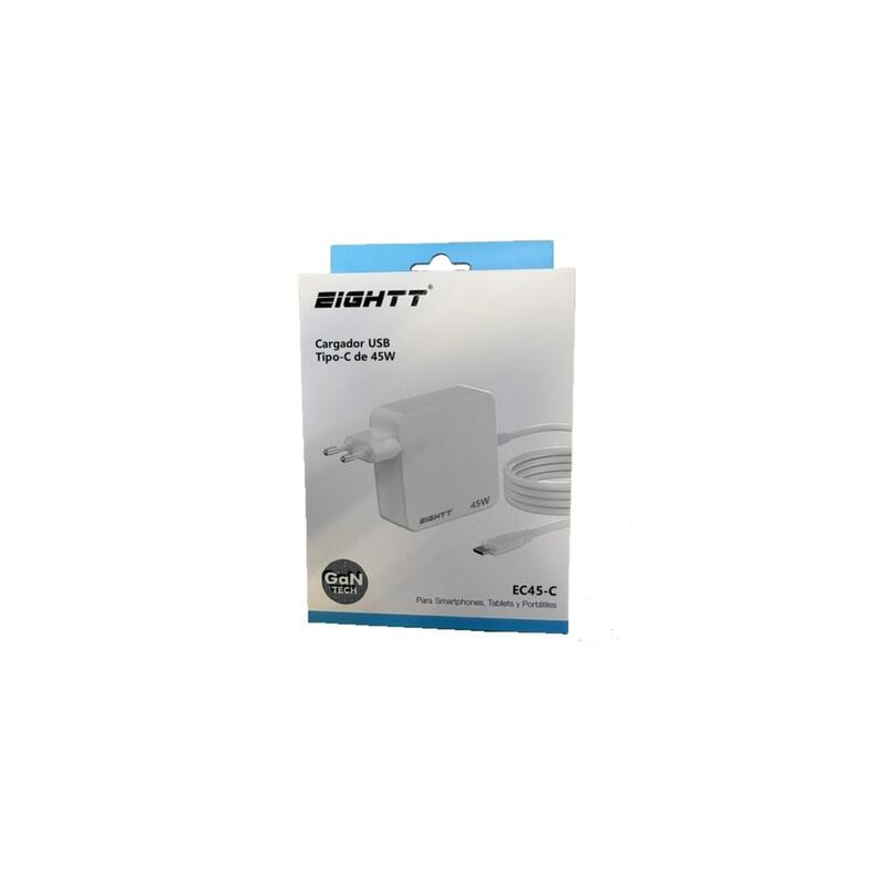 Eightt Charger 45W USB-C GaN Tech White