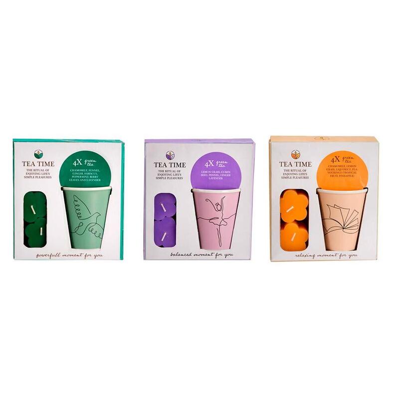 Funda Con Mug Té Y Candles Modelos Variados