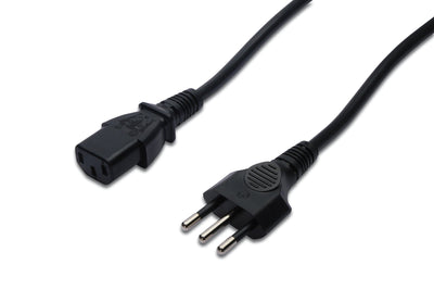 Assmann Electronic AK-440113-018-S Cable Transmisión Black 1,8M Cei 23-50 C13 Acoplador — image 1