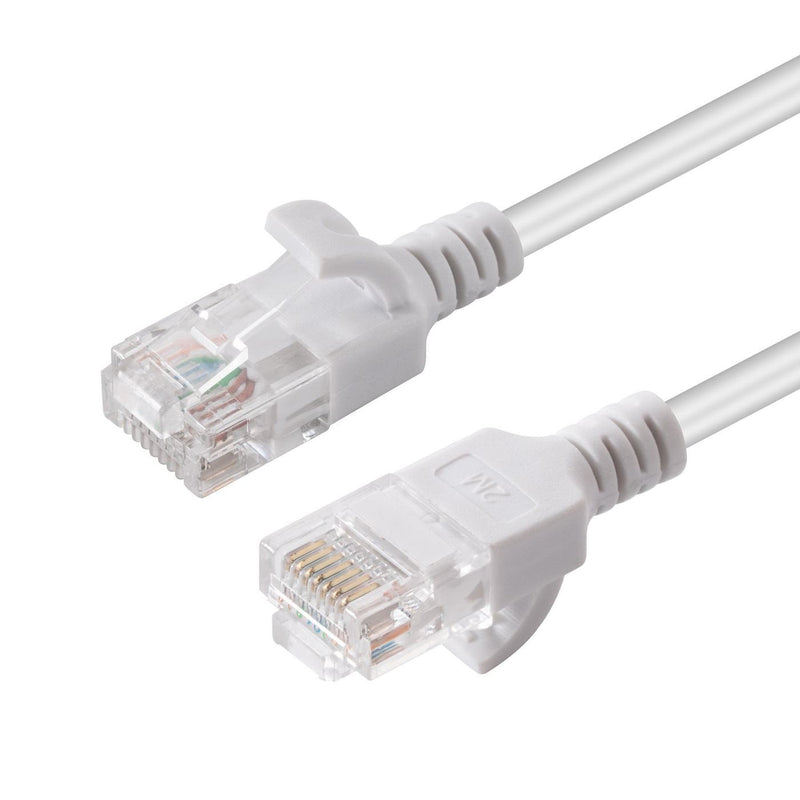 Microconnect W125628002 Network Cable White 10M CAT.6A U/UTP [UTP] (u/UTP CAT.6A Slim 10M White - Unshielded N
