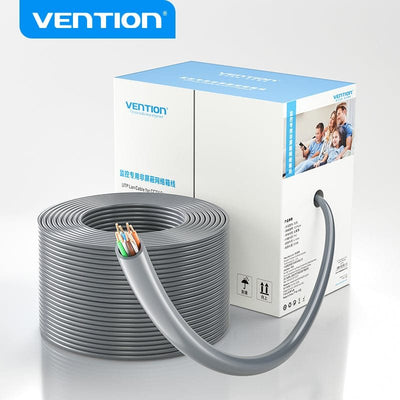 Vention Bobina Cable RJ45 UTP IJCH305 Outdoor Patch CAT.5E 305M Grey — image 1