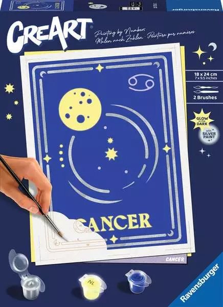 Ravensburger Creart - Signo Zodíaco Cáncer, Pintura 23733