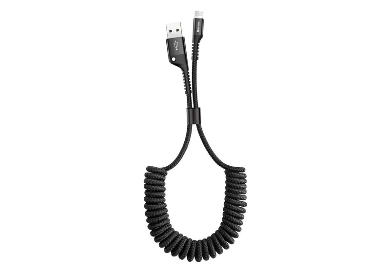 Baseus Fish Eye Cable Charging / Datos USB Lightning 2A 1M, Black
