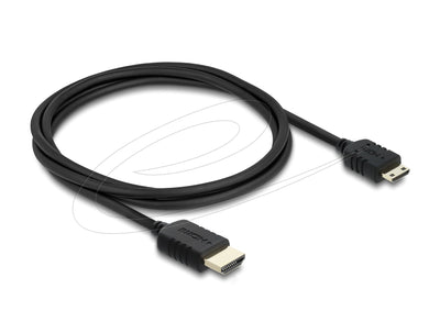 Delock Koaxiales High Speed HDMI Cable HDMI Male a Mini HDMI Male 8K 60 H — image 1