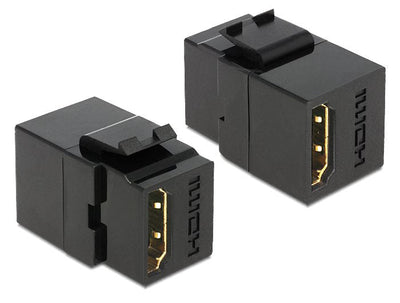 Delock 86366MÓDULO Keystone HDMI Female HDMI Female Black — image 1
