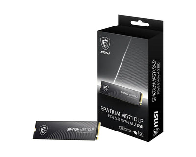 MSI Drive SSD 4TB Spatium M571 M.2 2280 PCIE GEN5 X4 NVMe S78-440R220-P83 — image 1