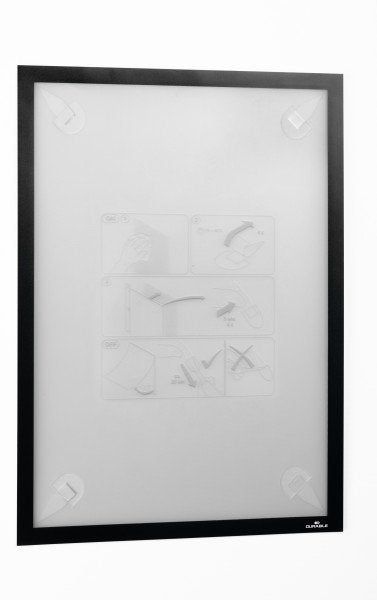 Duraframe Wallpaper A3 Frame Informativo Black
