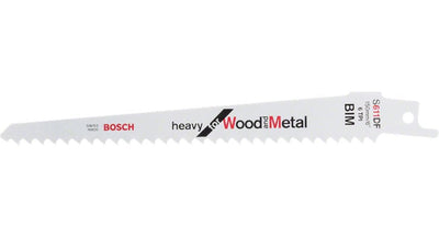 Bosch Hoja Saw Sable Professional S 611 Df Heavy Wood And Metal 100 Pieces Length 150MM 2608656259 — image 1