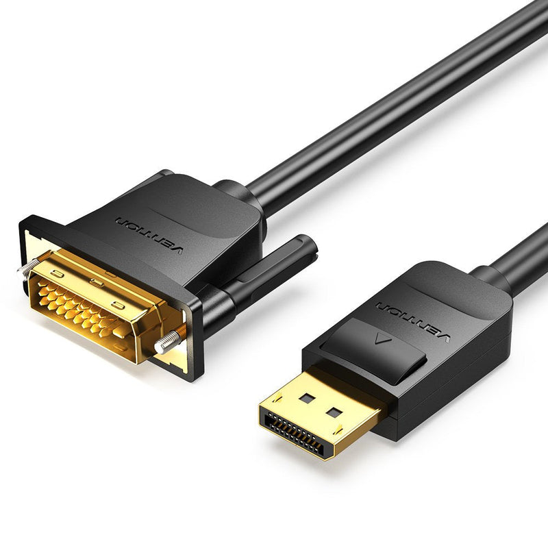 Vention Cable Converter Hafbf DisplayPort Male DVI Male 1M Black