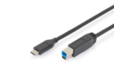 Assmann Electronic AK-300149-018-S USB Cable 1,8M 2.0 USB C USB B Black — image 1
