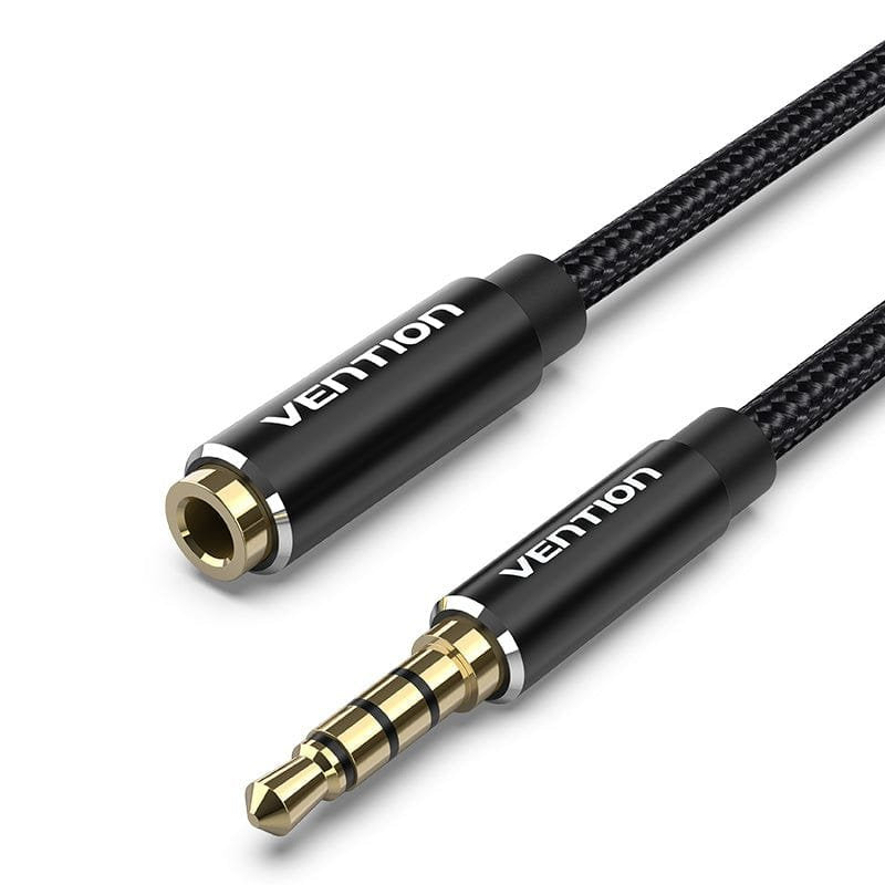 Vention Cable Stereo Bhcbh Jack 3.5 Male Jack 3.5 Female 2M Black