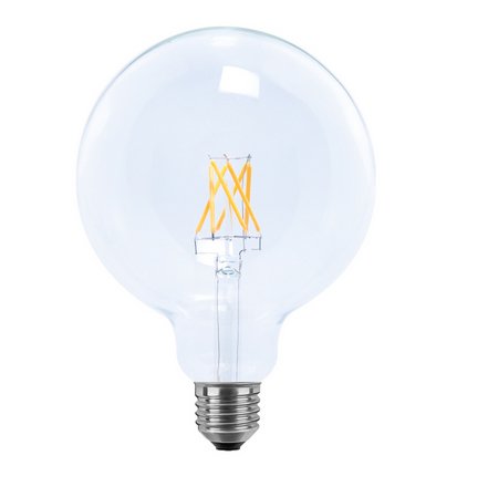 Segula LED Globe 125 Klar E27 6,5W 2700K Dimmbar