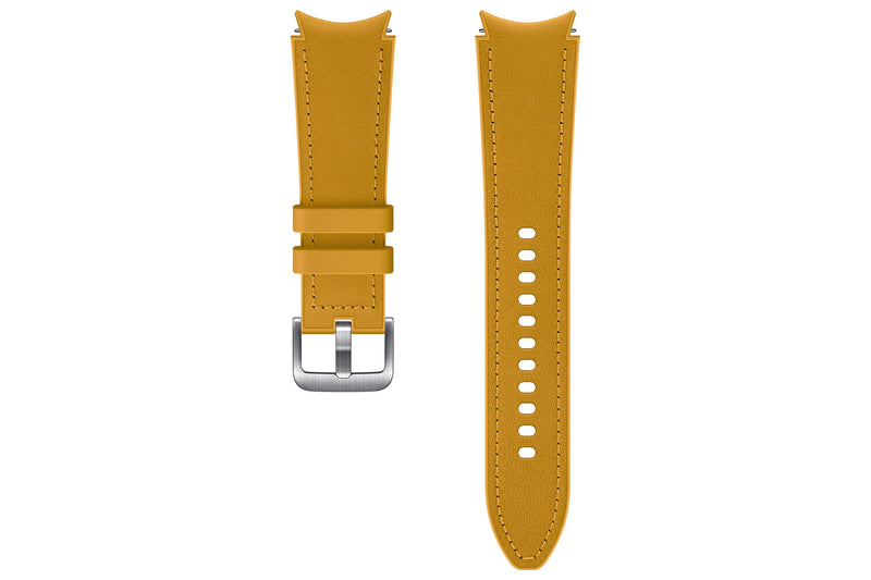 Samsung Hybrid Leather Band (20MM, M L) Mustard