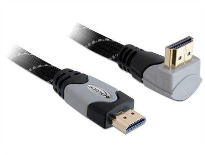 Delock HDMI Cable a Male HDMI a Male Angular 4K 5M — image 1