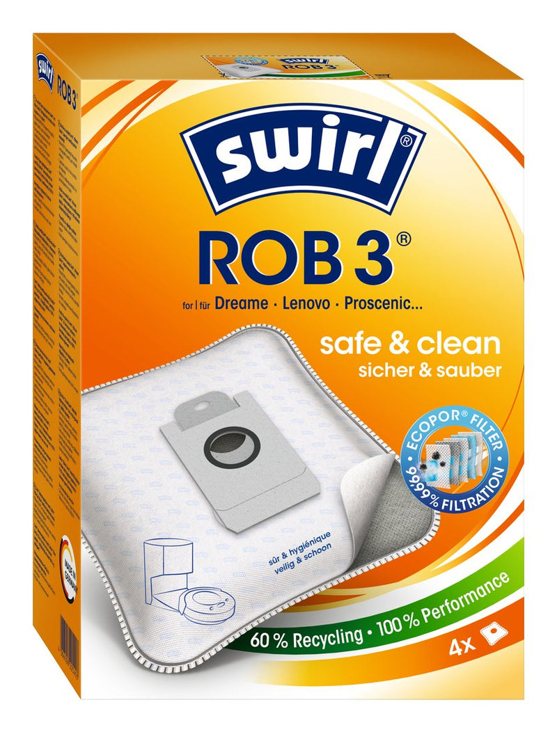 Swirl Rob 3 Bag Polvo Robot Vacuum Cleaner 225453