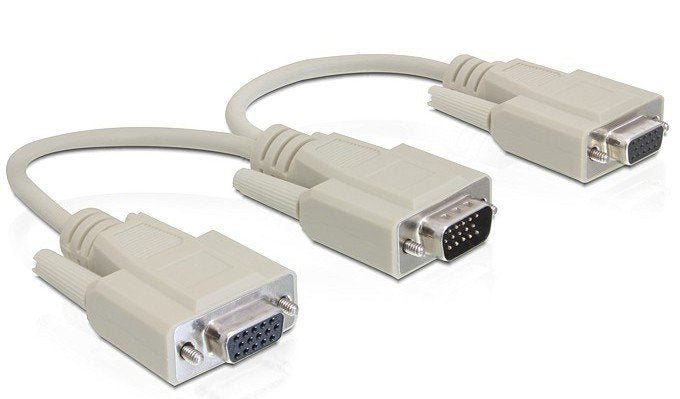 Delock Adapter VGA Male 2 X VGA Female