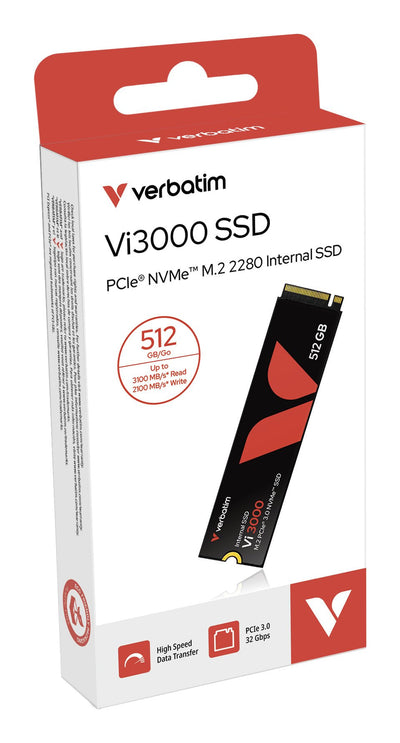 Verbatim Drive SSD 512GB VI3000 PCIE NVMe M.2 — image 1