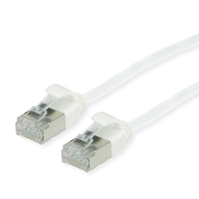 Roline Green U FTP Network Cable CAT.6A (class Ea), Lsoh, Slim, White 3M — image 1