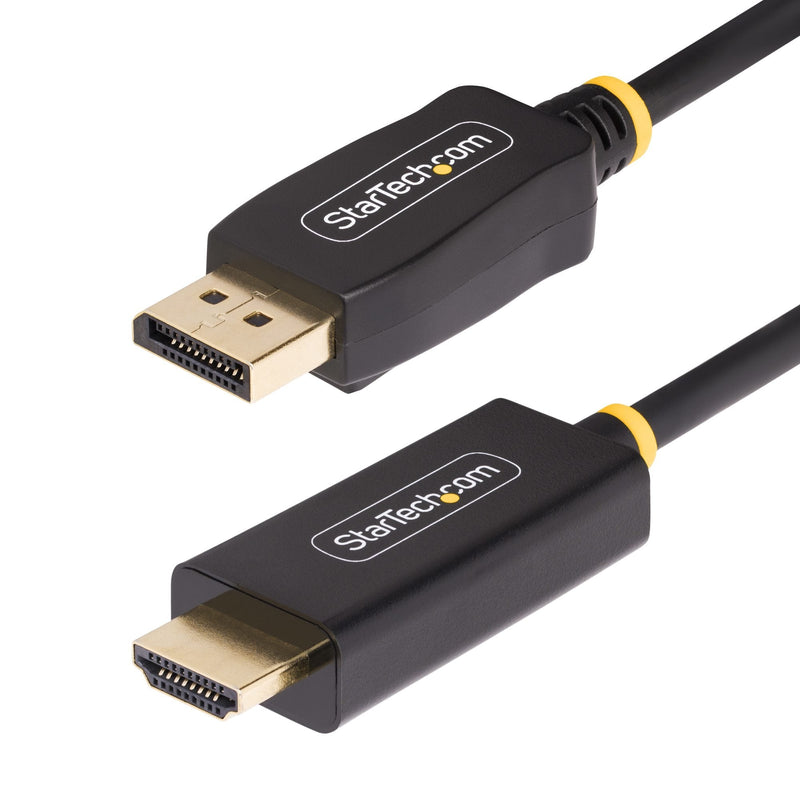 StarTech.com 9.8FT (3M) DisplayPort To HDMI Adapter Cable 4K 60HZ With Hdr, DP To HDMI 2.0B, Active Video Conv