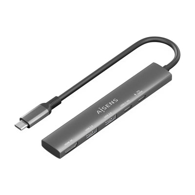 Aisens USB-C Dock 5 1, USB-C a 1x HDMI 2x USB-A 1x USB-C 1x USB-C Pd, Grey 15CM — image 1