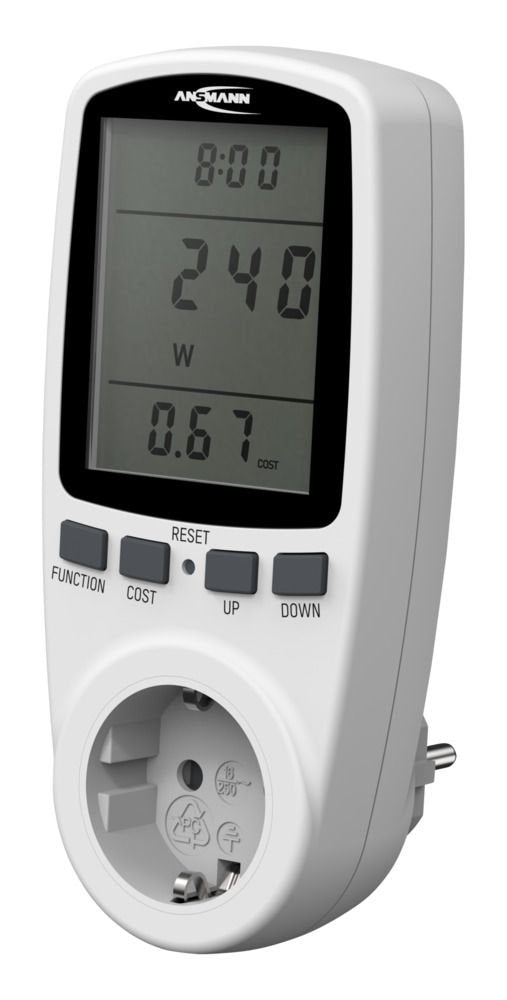 Ansmann 1260-0007 Medidor Coste Energía APM2