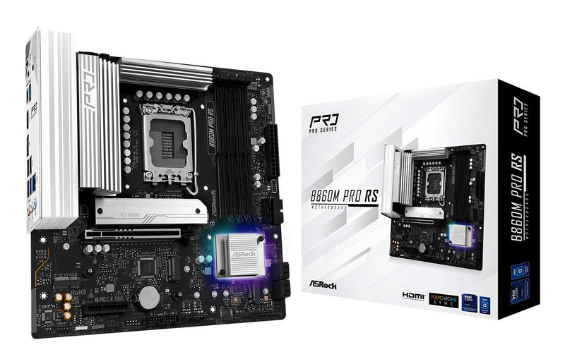 Asrock Motherboard B860M Pro Rs DDR5 Intel S1851 Retail