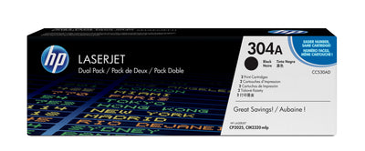 HP Genuine Toner 304A Pack 2 Units CC530AD — image 1