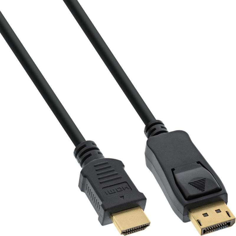 Inline Cable DisplayPort a HDMI Black 1M