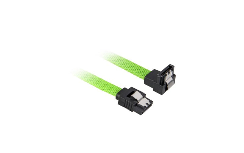 Sharkoon Cable SATA III 90° Sleeve 0,60M White