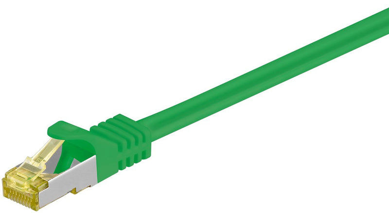 Goobay RJ-45 CAT.7 1M Network Cable S/FTP (s-STP) Green
