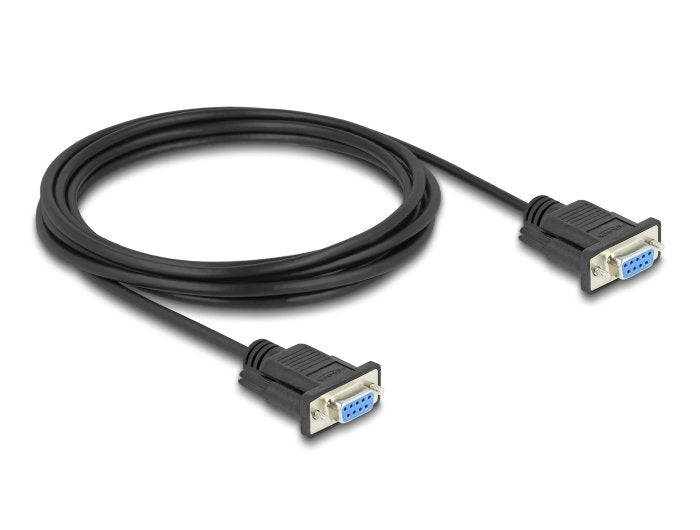 Delock 86825 Cable Serie RS-232 D-SUB9 Female a Female 3M