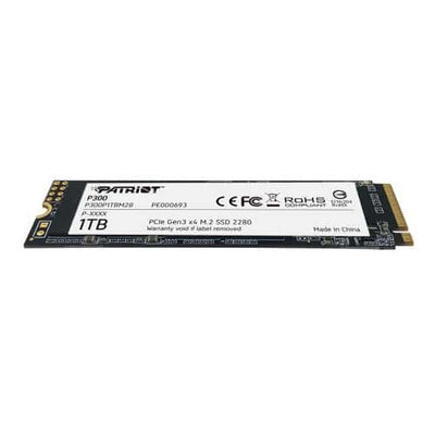 Patriot Drive SSD M.2 1TB P300 PCIE GEN3X4 2100/1650,4KIOPS R290K/W260K 320TBW 2280 — image 1