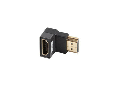 Lanberg Adapter 8K Hdmi(m) a Hdmi(h) Angulo Abajo Aluminium Silver — image 1