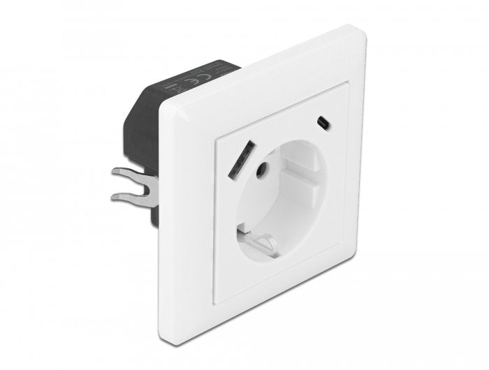 Delock Plug Wall With Dos Ports Charging USB 3,4A, 1 X USB Tipo-a And 1 X USB Type-c™
