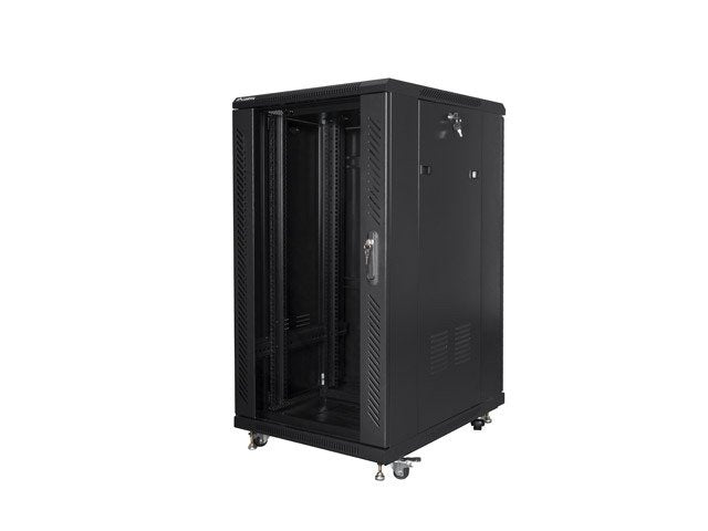 Lanberg Cabinet Rack 19 Independiente 22U / 600X800 Autoarmas Pack Flat Black