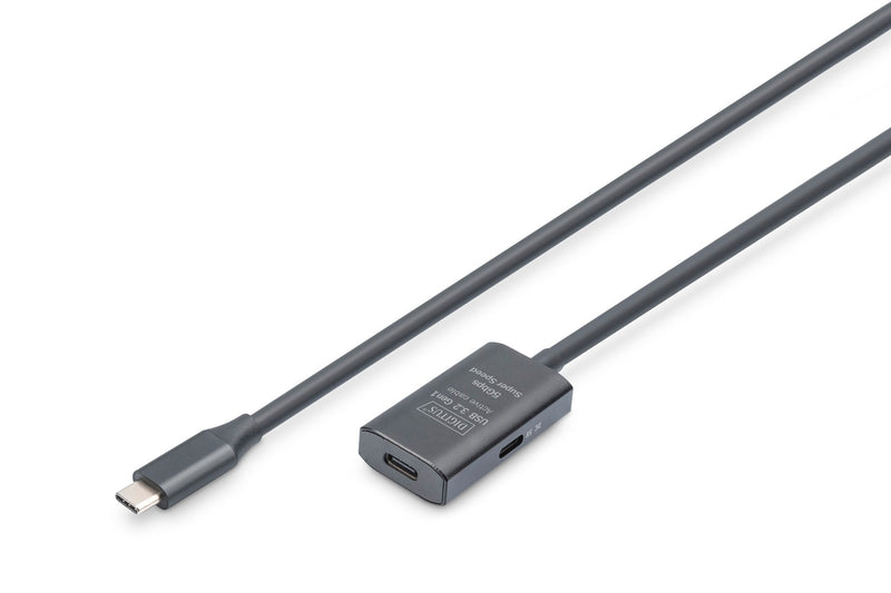 Digitus Active USB 3.2 GEN1 5G Extension Cable USB-C - Usb-c, 5M, Black