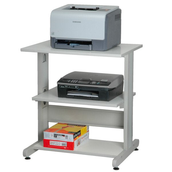 Roline Printer Desk Hoch With Capacity Charging Grey