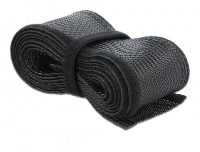 Delock Case Trenzada With Closure Velcro 5M X 19MM Black — image 1