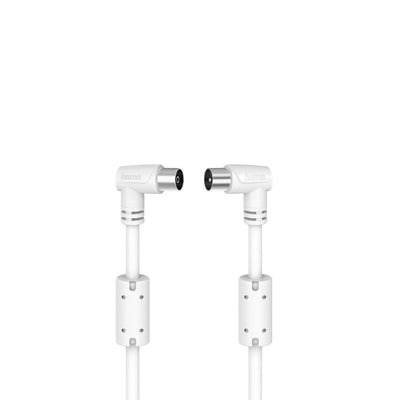 Hama Essential Cable Coaxial Antenna Male/Female - Length 1.5M - Triple Blindaje - Apantallamiento 90DB - — image 1