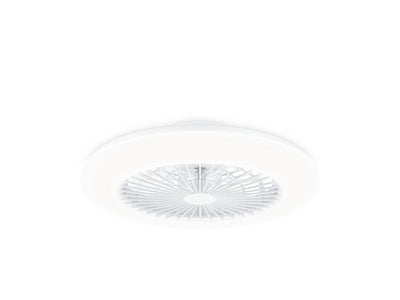 Fan Ceiling LED 3 Cct, Motor DC 25W + LED 60W, Model Amigo, White With Difusor Efecto Estrellado, Ø57,5CM — image 1