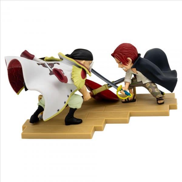 Banpresto Figura One Pieza World Collectable Figura Log Stories Edward Newgate Vs Shanks 13CM