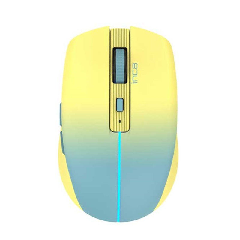 Mouse Inca IWM-511RS 1600 Dpi, Wrls & BT,6D Tame, Yellow