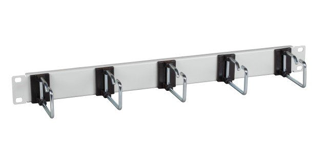 Efb 19 1HE Panel Organiser CABLES,5X Stand Steel 75MM, Grey