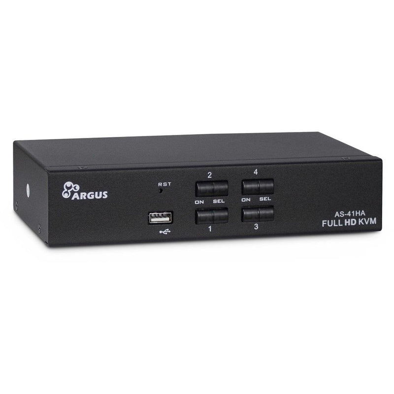 Inter-tech KVM Switch KVM AS-41HA Metall