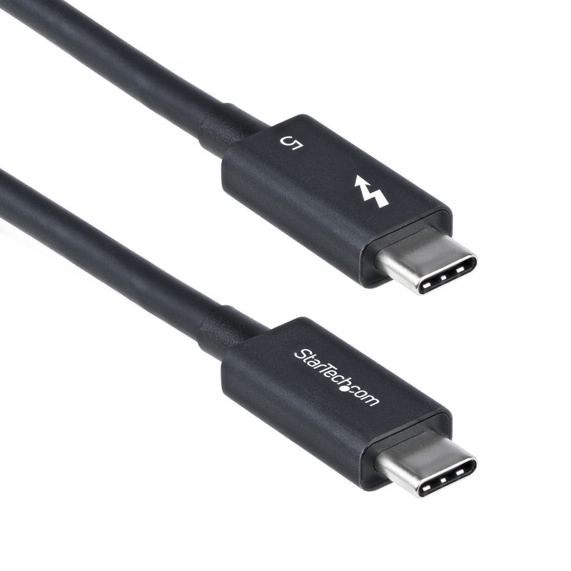 StarTech.com TBLT5MM50CM240W Cable Thunderbolt 0,5M 80 Gbit/S Black