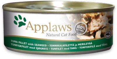 Applaws Comida Húmeda Gatos Tuna Fillet With Seaweed In Broth 70G