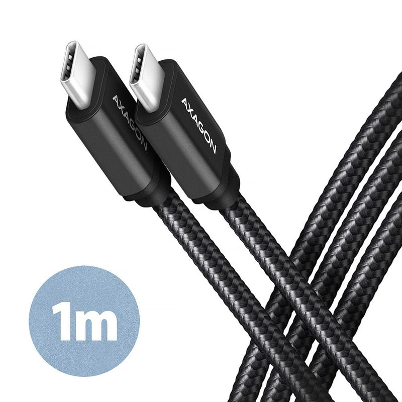 Axagon HCM3-CM10AB USB Cable -c 3.2 Gen 1 Auf USB-C 3.2 Gen 1, Black - 1M